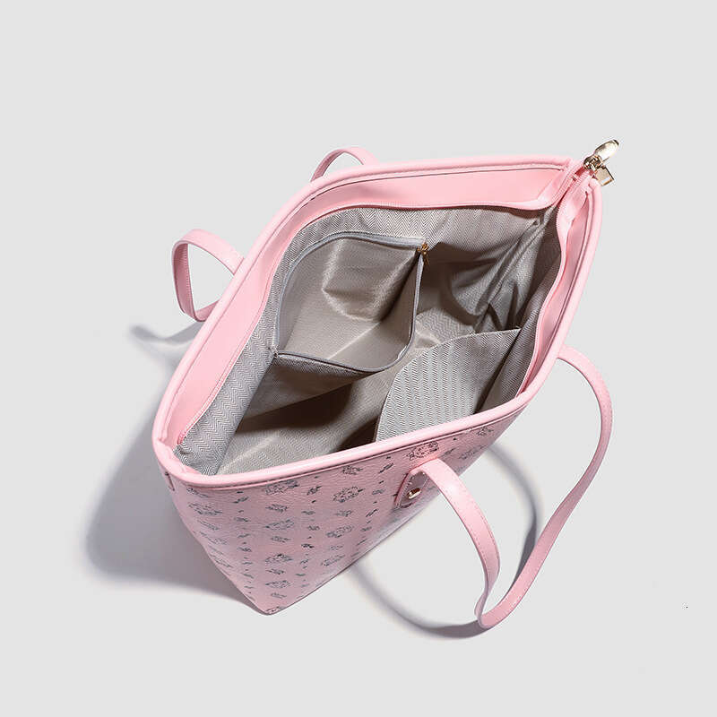 Designer Bag Printed PU Retro Tote Trendy Personality Daily Simple Shoulder Handbag New Women S