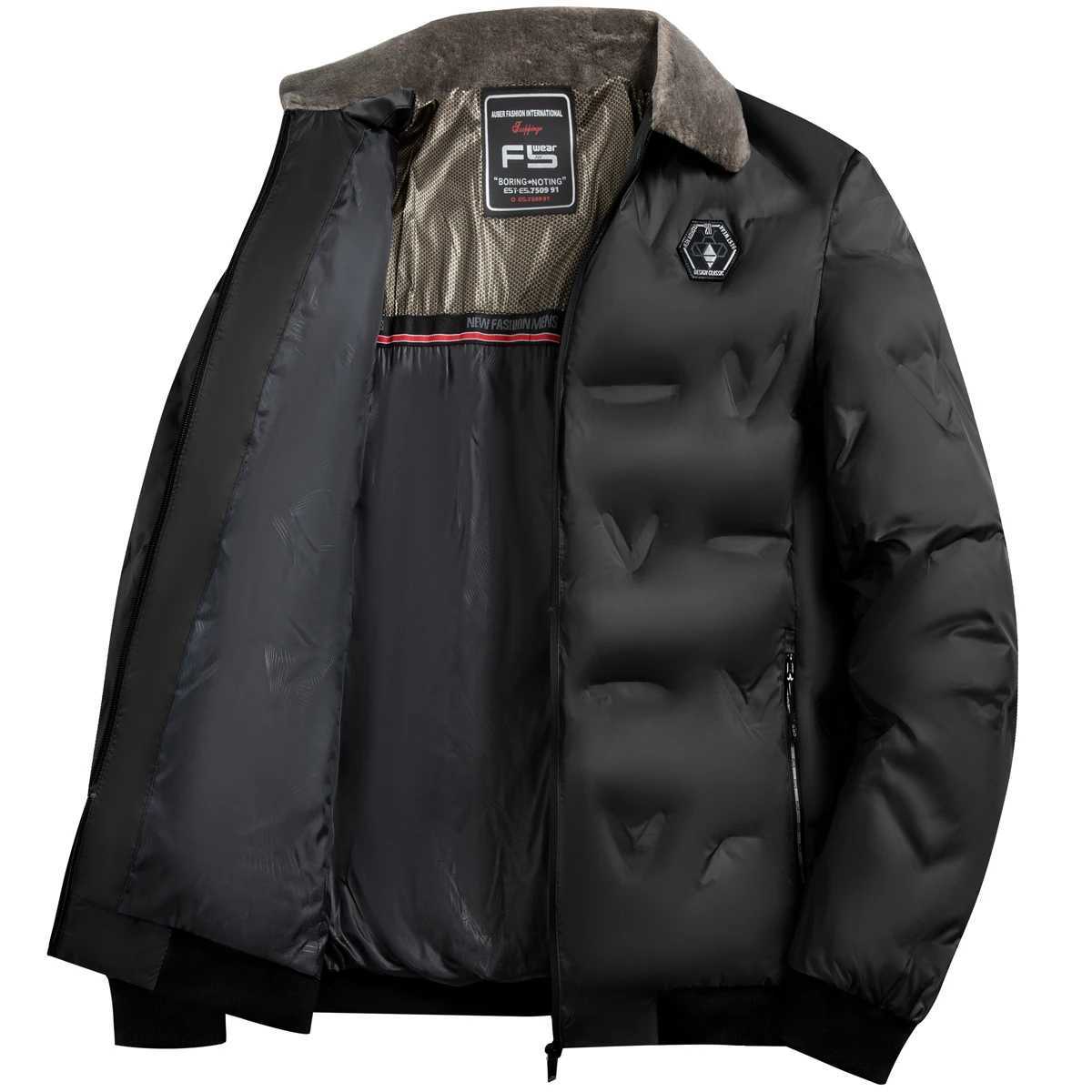 Mens Fashion Windbreaker Parka Coat Male Jacket Autumn Winter Overcoat Windproof Casual Warm Hombre New Streetwear OutdoorsT251107