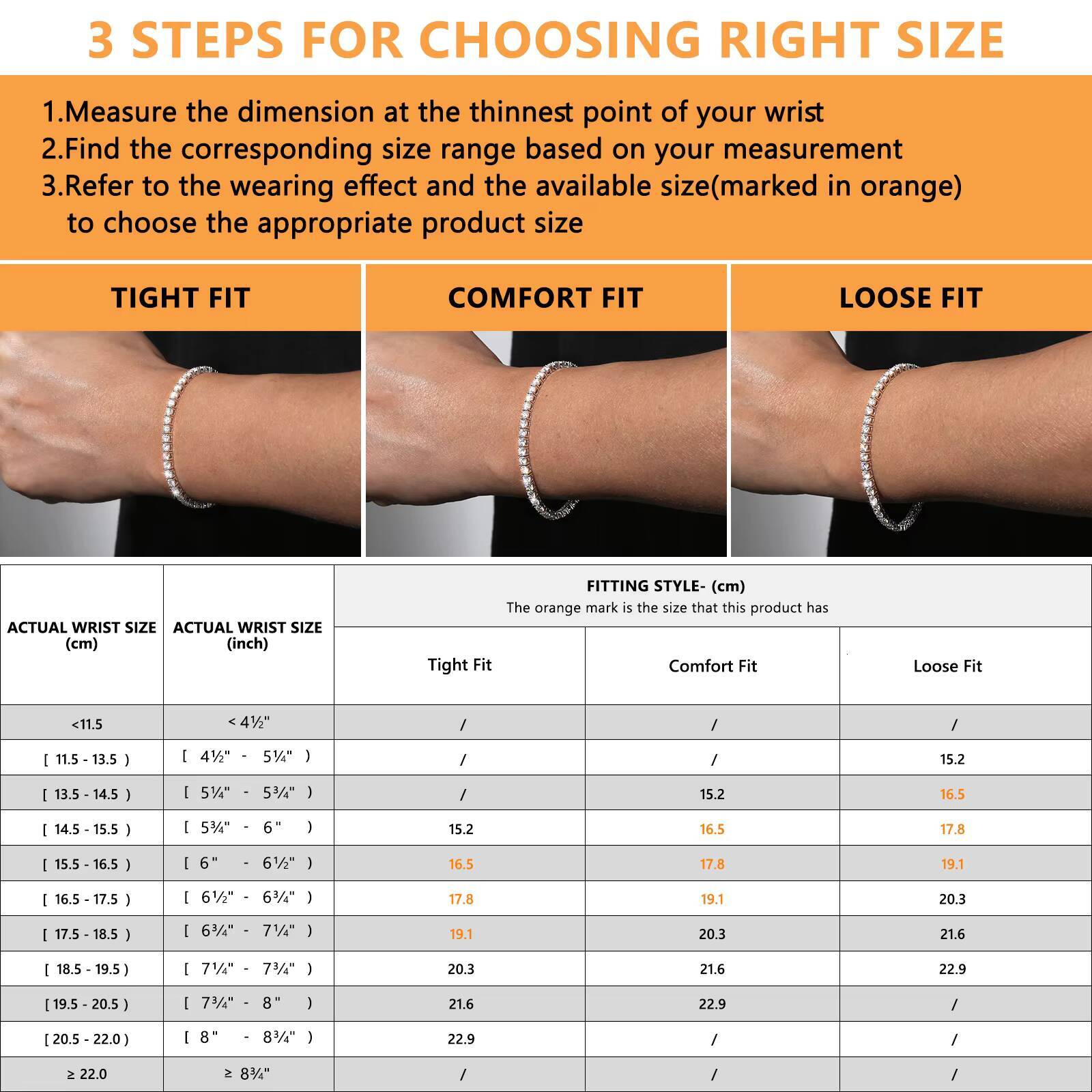 Moissanite Tennis Bracelet 925 Sterling Silver 3mm 65 in Lab-Grown Diamond Wedding Bridal Birthday Gift Women Men Fine Jewelry