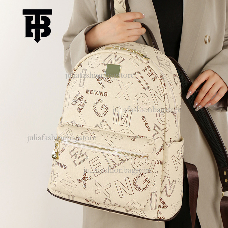 TB BHULAMTE New Fashion Vintage Women's Backpack Designer Luxury Korean Multi Functional Travel Bag Large Capacity Student Commuter Backpack Leis