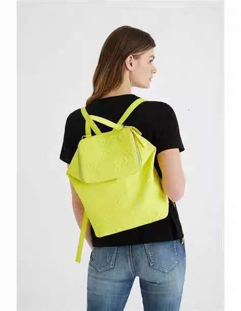 Spanish Foreign Trade New Heavy Embroidery Printed Women's Backpack Handbag