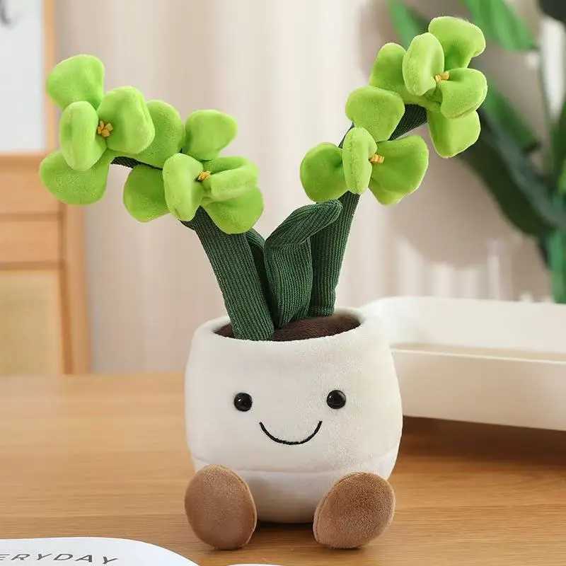 35cm flowerpot figurine simulation filled plush toy figurine cartoon anime cute pillow fun home decoration office ornament C251107