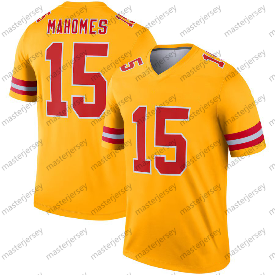 15 Mahomes Custom Football Jersey Wentz Edwards-Helaire Hunt Pacheco Perine Steele Jerseys Any Name Number