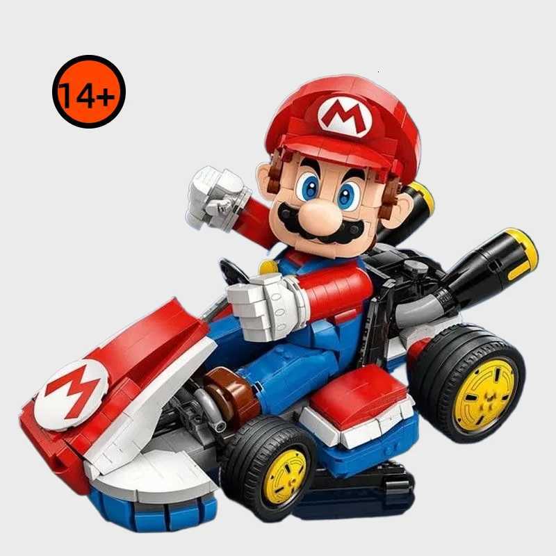 Marioed 72037 Standard Kart Model Building Blocks Classic Game Racing Car Assembly Bricks Toys Home Decor Christmas Gift Y251107