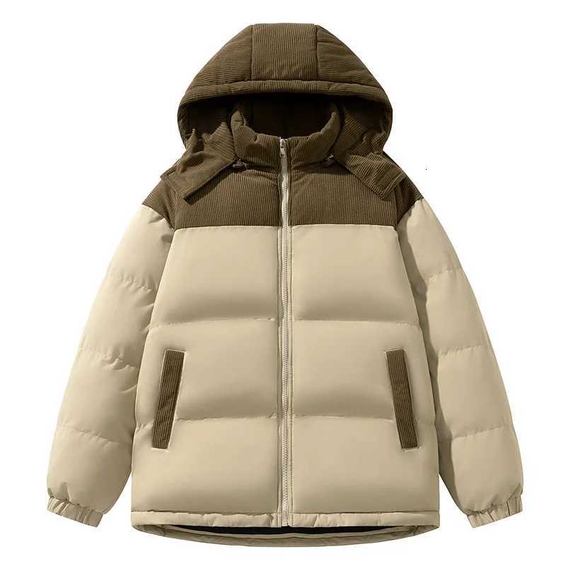 Autumn Winter Men Outdoor Removable Hooded Windbreak Jacket Coats Men Warm Outwear Casual Fashion Solid Parkas Jacket Male TopsT251107