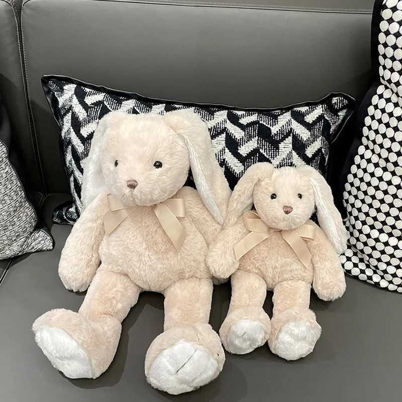 Cute Lop Rabbit Plush Toy Soft Stuffed Long Ears Bunny Doll Funny Babys Sleeping Companion Delicate Home Decoration Kids Gifts C251107