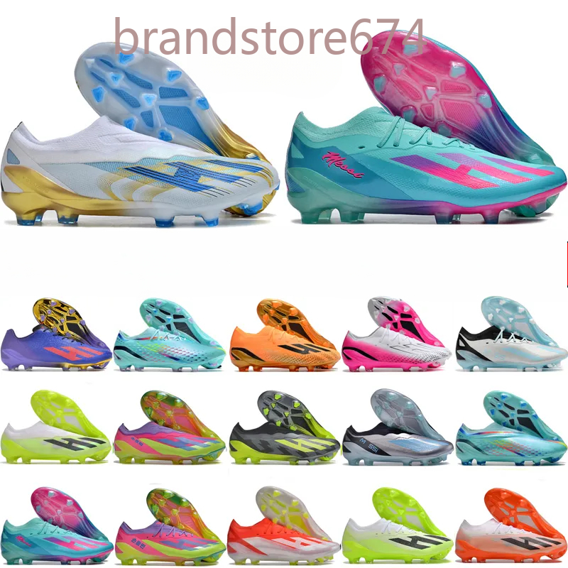 Send Bag Football Boots Mens X Speedportal FG Soccer Cleats Plating Sole Knit Shoes scarpe calcio Breathable outdoor World Cup SPEEDPORTA Crazyfast CRAZYLIGHT