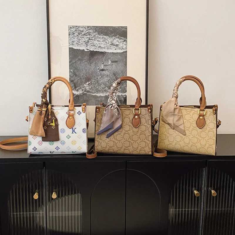 2025 New Soft Leather Small Square Bag - Crossbody/Shoulder/Handheld Multi-Way Purse Fashionable Durable Womens BagW251106