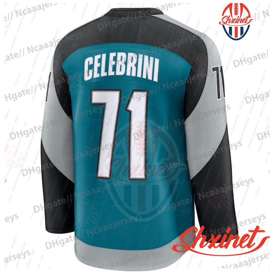Custom 71 Macklin Celebrini Hockey Jerseys Mario Ferraro Dmitry Orlov Eklund Gaudette Timothy Liljegren Alex Nedeljkovic
