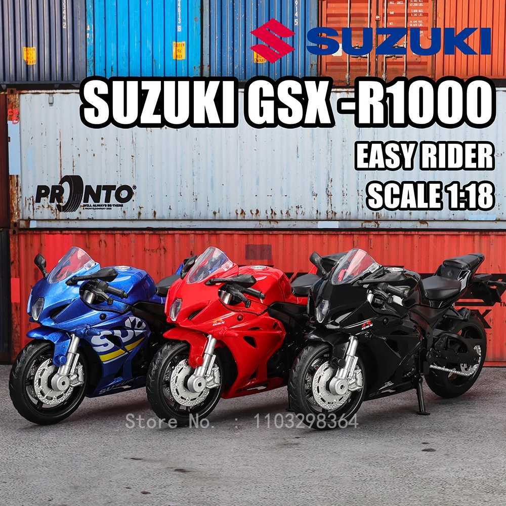 MSZ 1 18 Suzuki GSX-R1000 Motorcycle Alloy Car Model Childrens Toy Car Die Casting Motorcycle ModelXJ250407