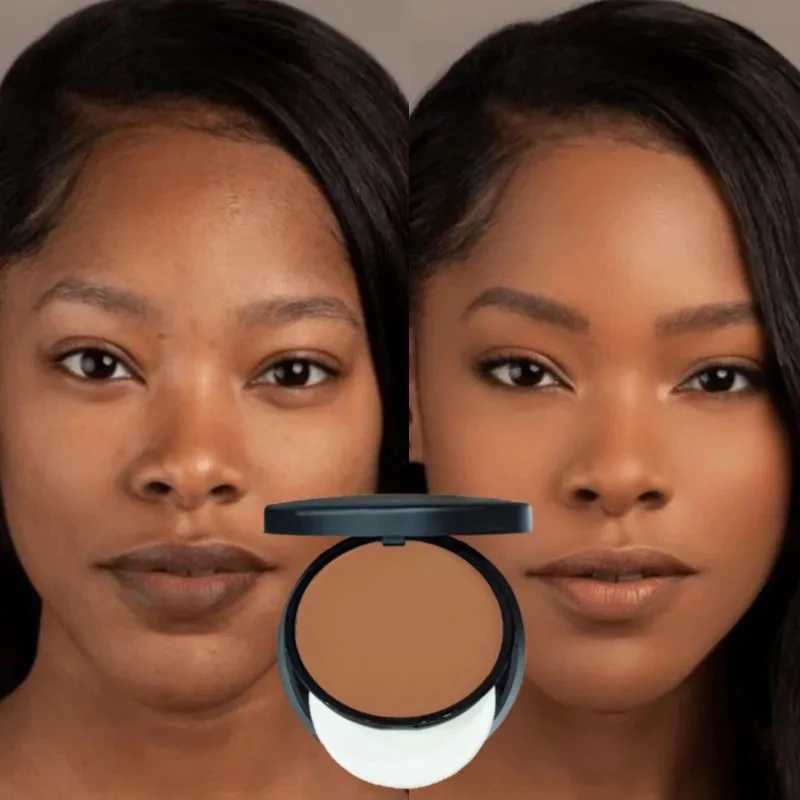 6-color matte surface pressed powder 24h oil control natural powder foundation make-up full coverage waterproof durable makeupXJ250407