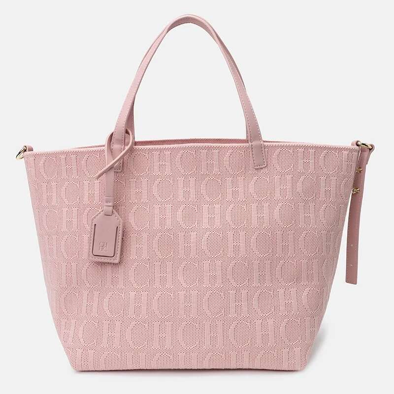 CH Solid Color Fashionable Versatile Large-Capacity Handbag Elegant Shopping Ladies Classic Models Of Women's Shoulder Bag