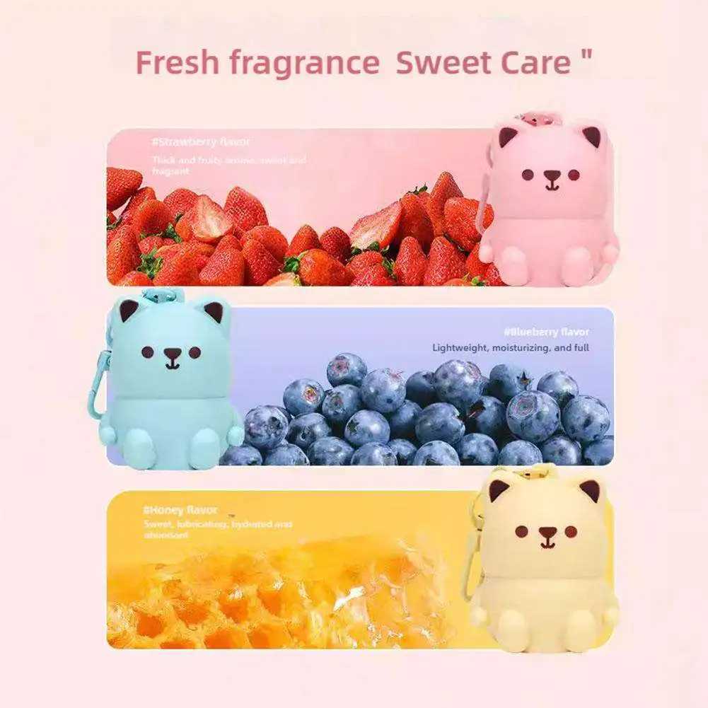 Childrens lipstick Honney lipstick Cute Pet lipstick Moisturizing Anti crack Primer Repairs Childrens Pure Skin Removal W250407