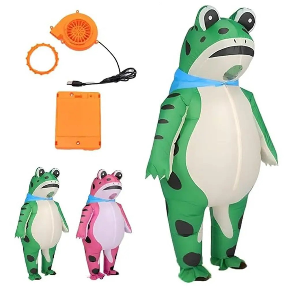 Inflatable clothing - Adult frog - Full-body luxurious and funny inflatable costume - Mens and womens - Halloween 251106 - view 3
