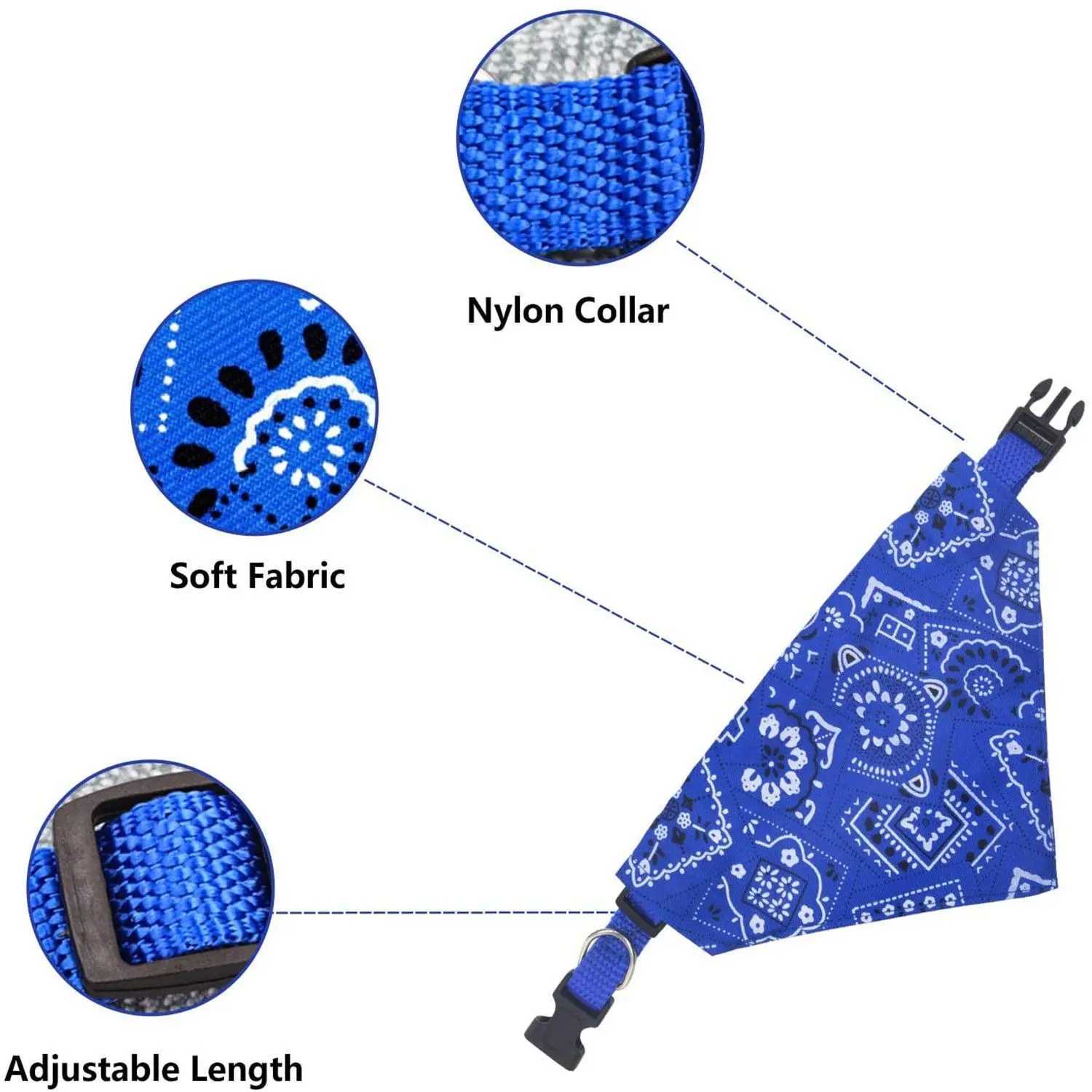 High Quality Adjustable triangular bandage suitable for pets dogs cats washable scarves bandages collars bibs cat neck decorations birthday party outf