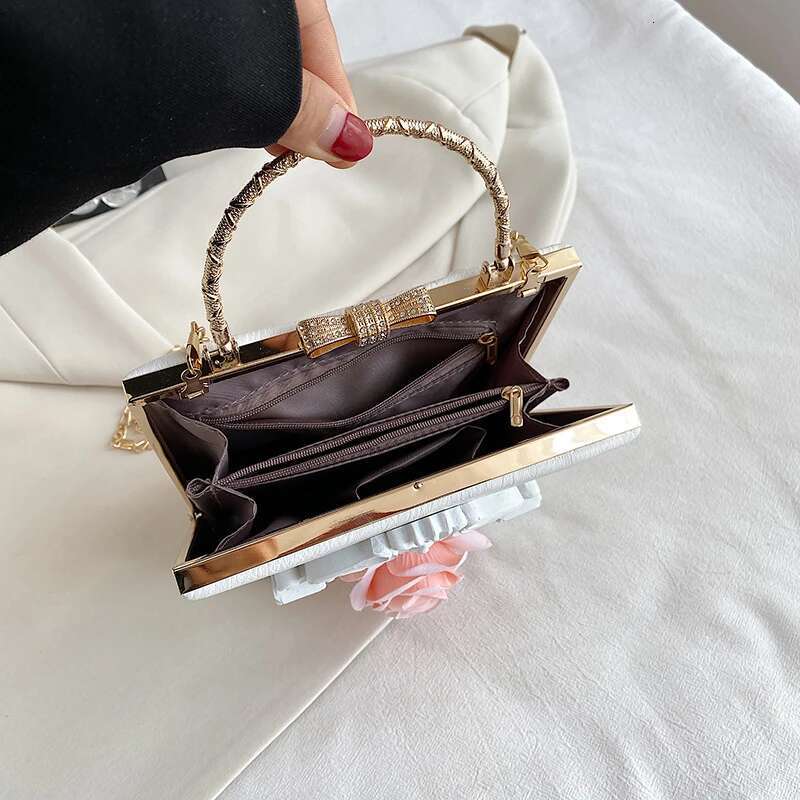 Angel Evening Designer Women Clutch Clip Handbag Purse For Wedding Chain Brand Shoulder Mini Vintage Hand Bag