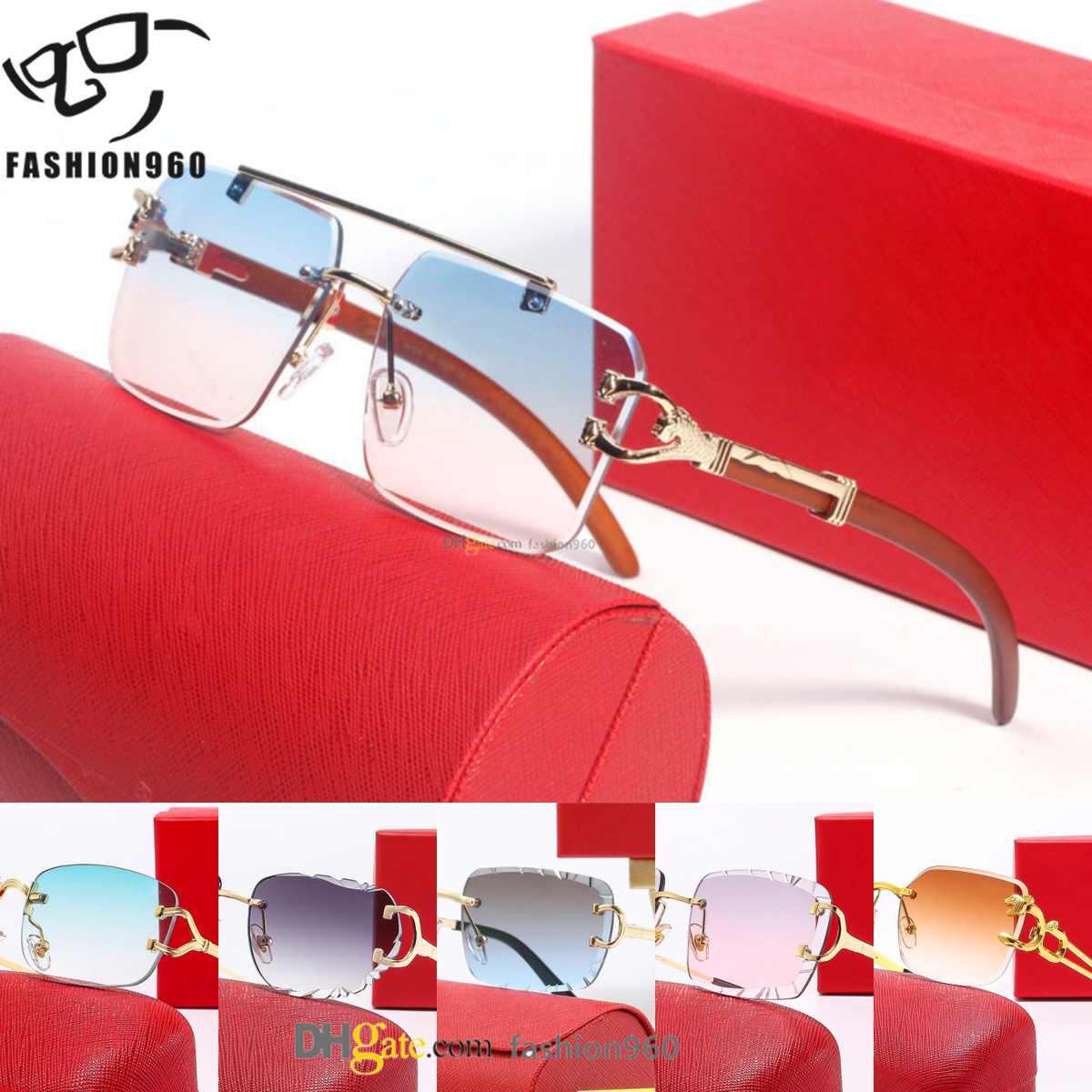 mens designer sunglasses for women diamond cut lenses metal frame square buffalo horn driving outdoor lunette de soleil sports traveling occhiali da sole zonnebril