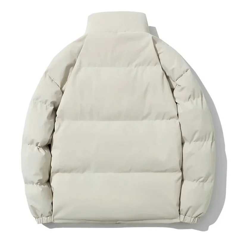 Mens Winter Parkas Casual Oversize Stand Collar Thick Warm Jacket Mens Coat Loose Parkas Man Women Fashion and Leisure CoatsT251107