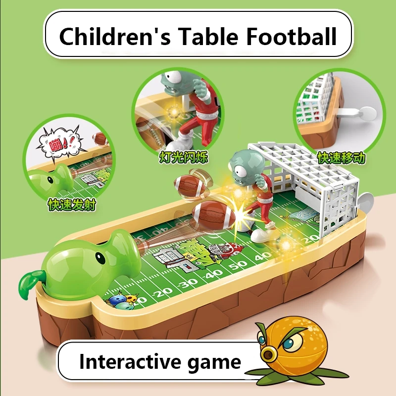 Plants Vs Zombies Tabletop Football Battle Set Bulk Stock - Interactive Combat Game with Character Collection Mini Figurines for Family Party Kids Gif