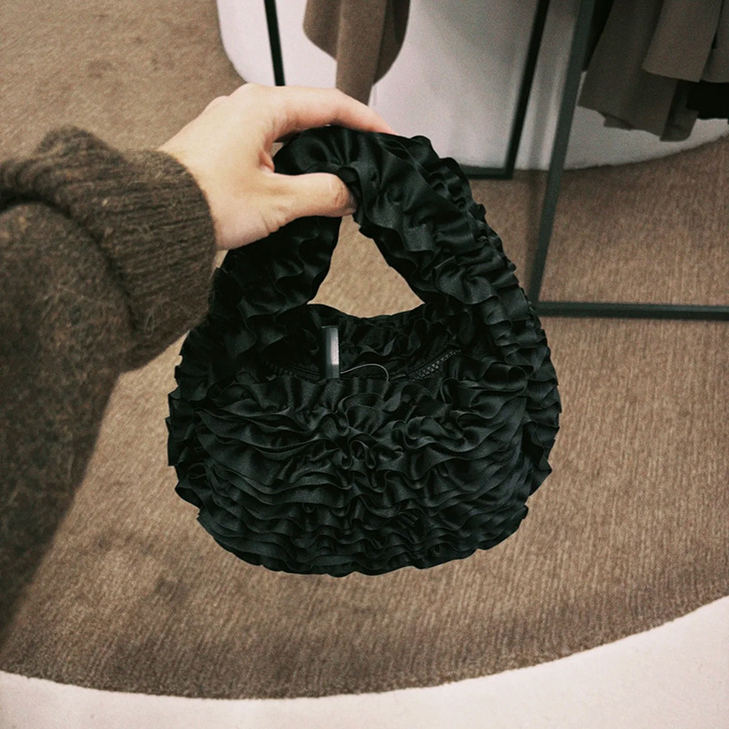 2025 Spring/Summer New Products Fashionable And Versatile Casual Flower Folding Mini Shoulder Handbag Women's Bag Trend