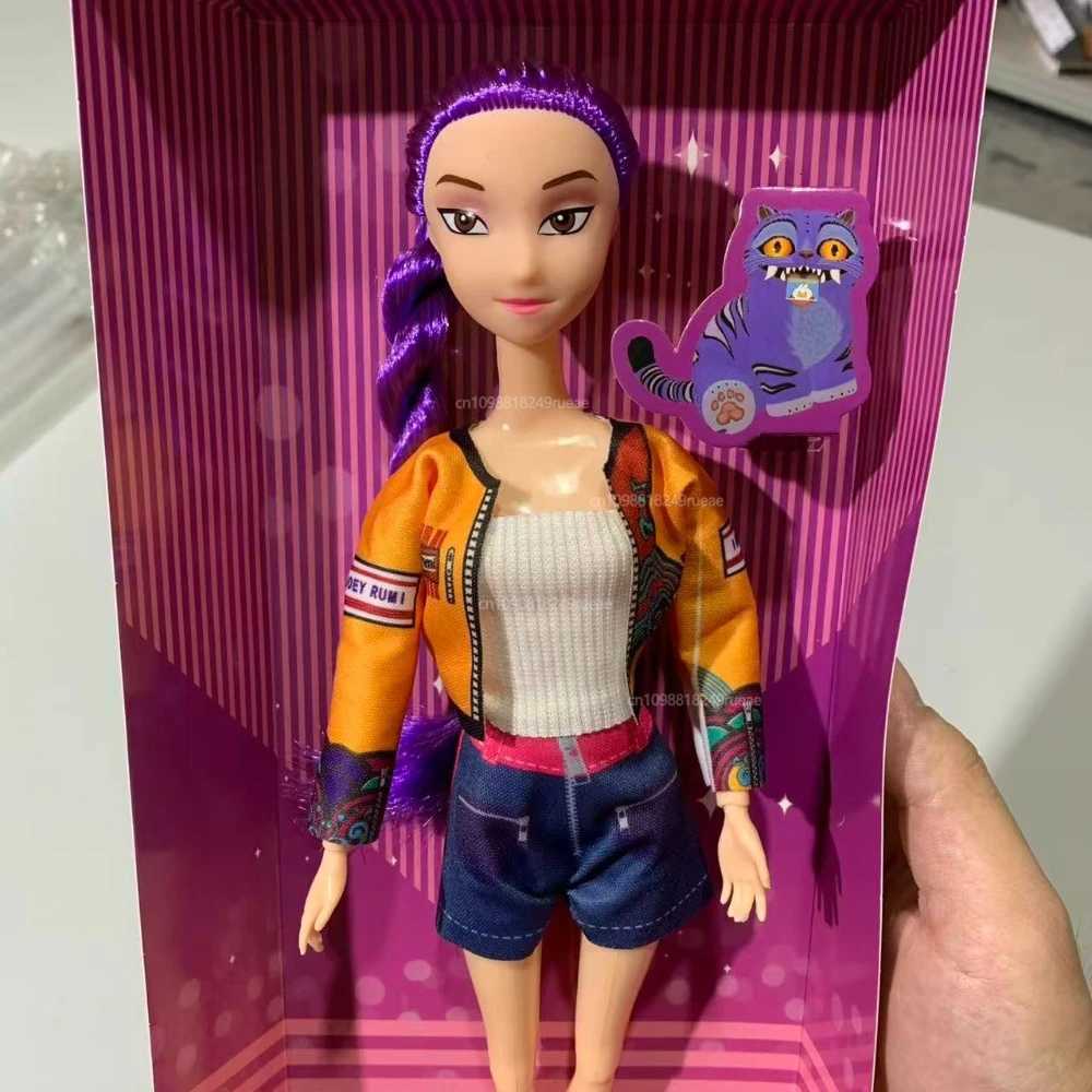 HOT anime K Pop Demon Hunters Group of Witch Hunters High Appearance Glue Doll Girl Heart Decorative Doll Holiday Gifts Z251107