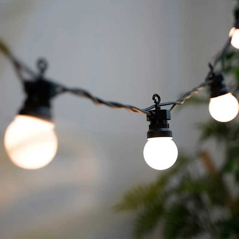 23M Patio String Light Bulbs G50 Milky Outdoor Camp Waterproof IP44 Lamp Christmas Garland Bulbs Garden Wedding Party LED Lights W251107