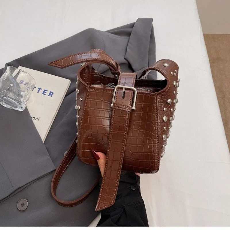 Unique Womens Crossbody Handbag High-End Minimalist Stylish Vintage Fashionable Trendy Design Leather For CasualW251106