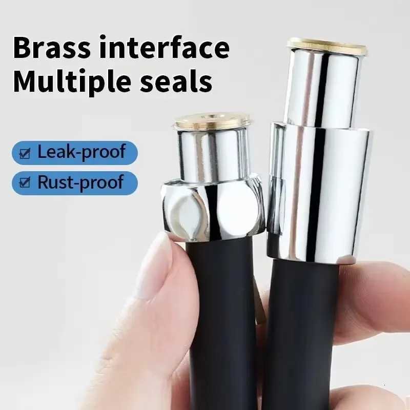 New 15/2/ Silicone Shower Hose ible Anti-Winding Explosion-proof Pipe High Pressure Shower Tube Bathro Accessories Y251107