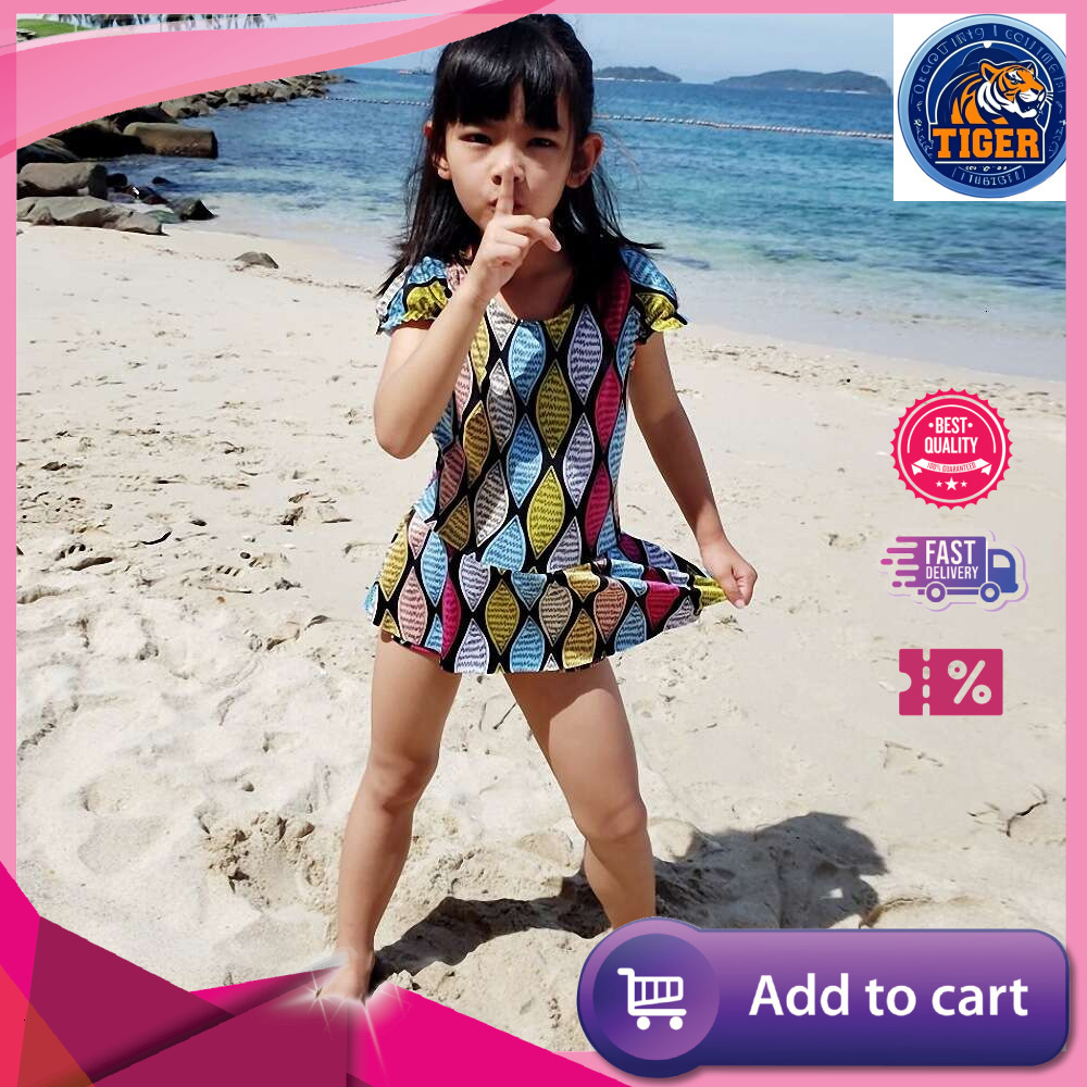 Ddmytiger Ddmytiger Children S Beach Korean Version Girls One Piece Skirt Style For Middle Aged And Elderly Princess Student Swimsuit Years Old H