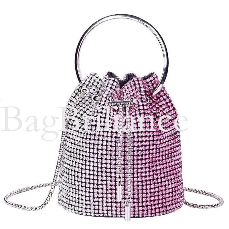 2025 bucket bags Women's inlaid dia bag Fashion dinner women single shoulder designer handbags