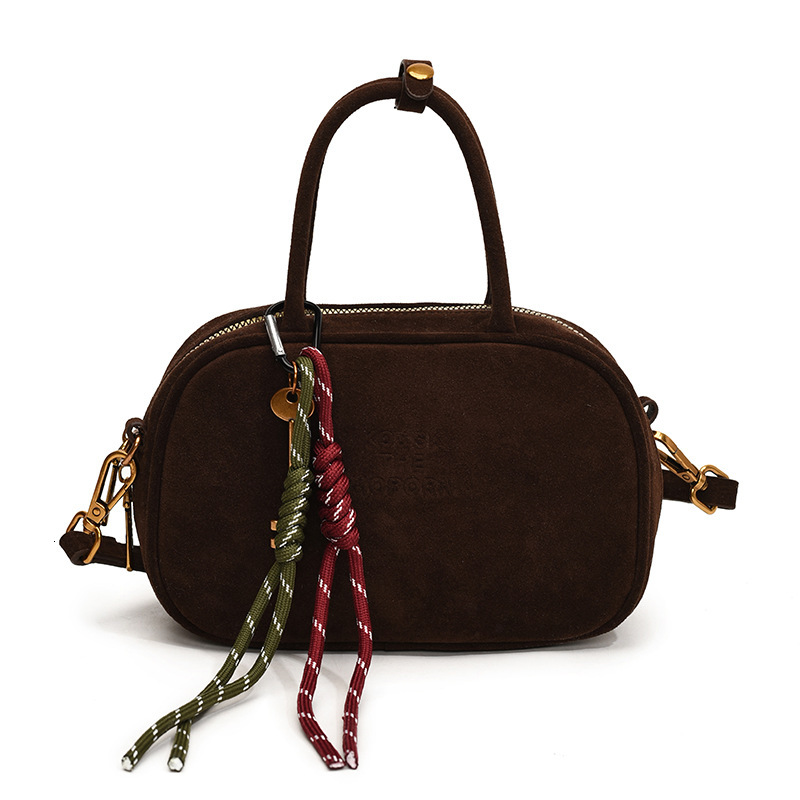 2025S Designer Women S Bag Matte High End Texture Handbag New Style Bowling Bag Temperament Crossbody Pillow Women S Bag