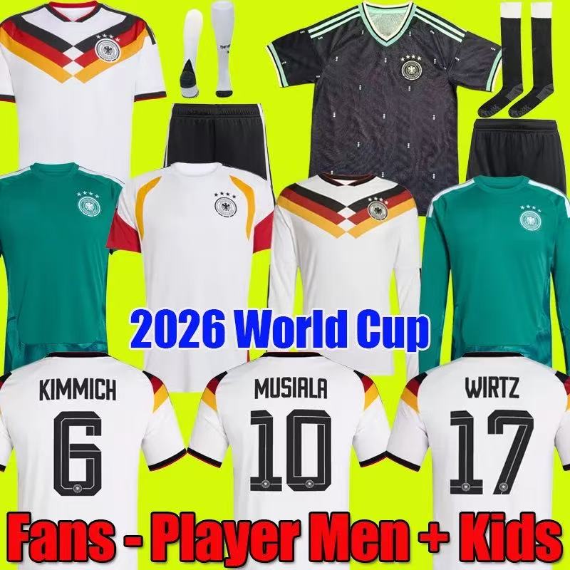 3XL Germany jersey 2026 World Cup soccer Women football shirts men kids set goalkeeper Deutschland HAVERTZ GNABRY MUSIALA KIMMICH Long sleeves goalkeeper training