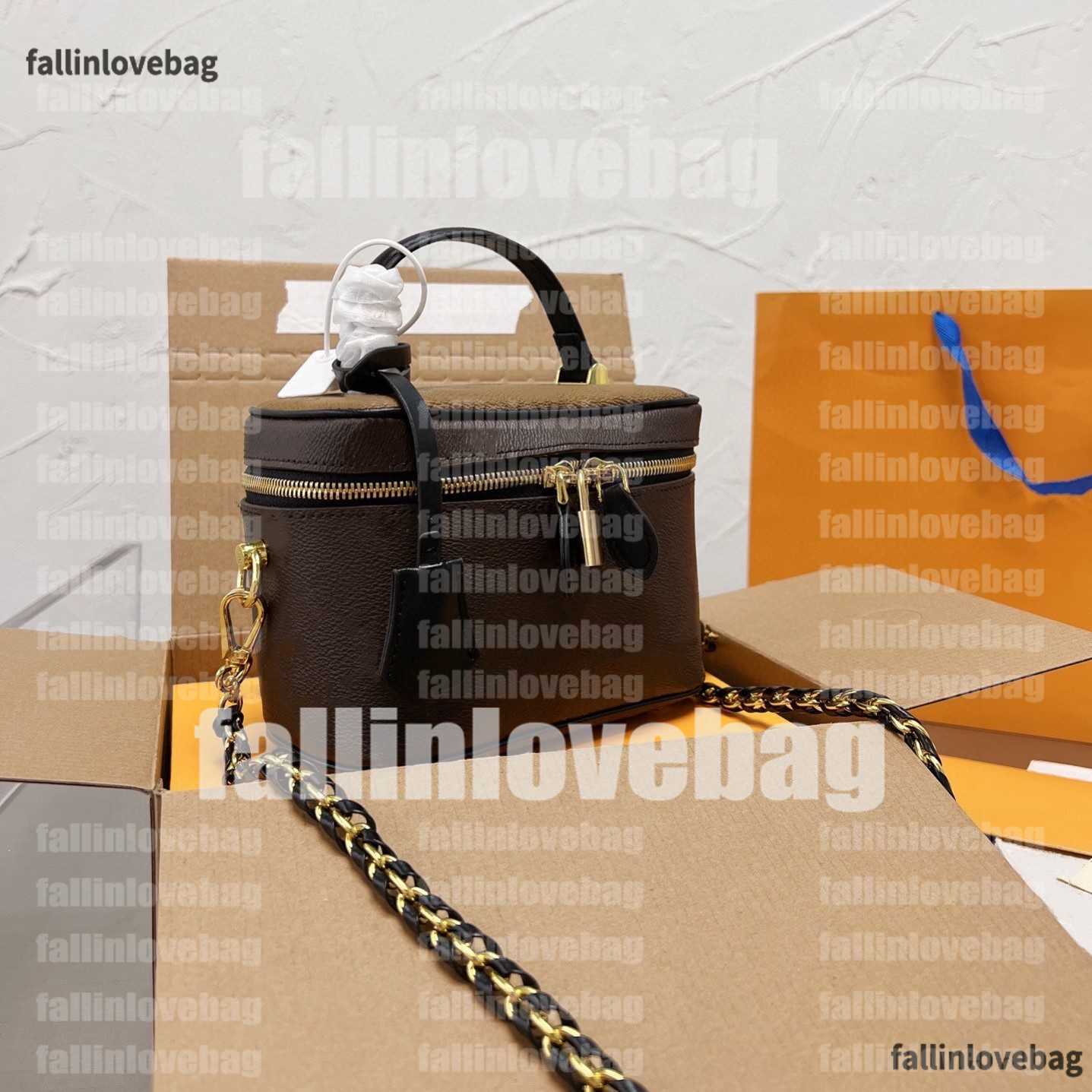 Cosmetic Bags Cases Cosmetic Bags Cases Flip Messenger Bags 2025 Fashion New High Quality Real Leather Women Designer Handbags Shoulder Messenger Bags