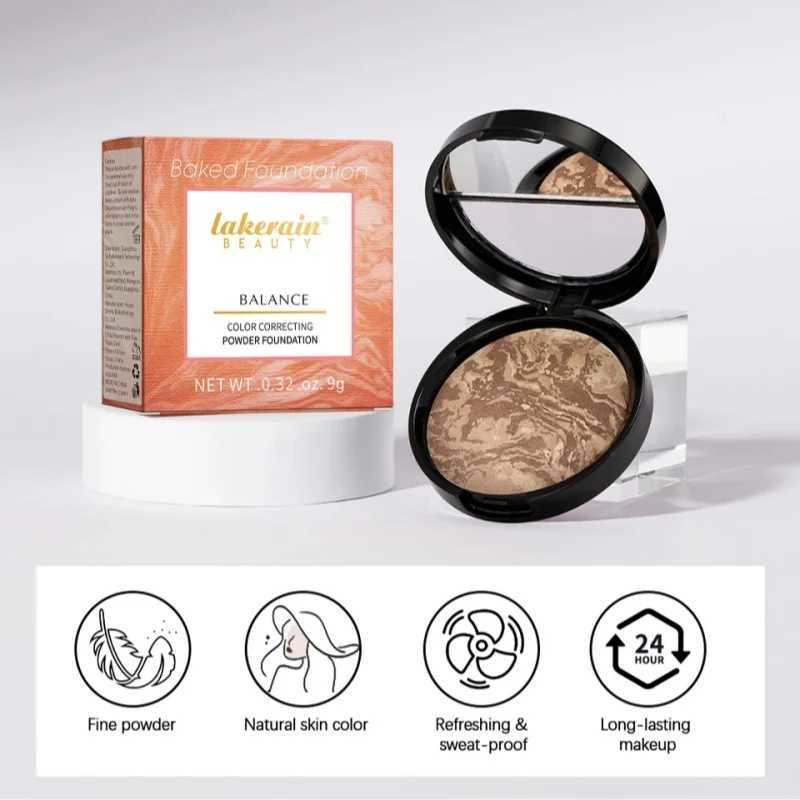 Matte face foundation make-up bronze powder pressing compact durable oil control transparent loose face powderXJ250407