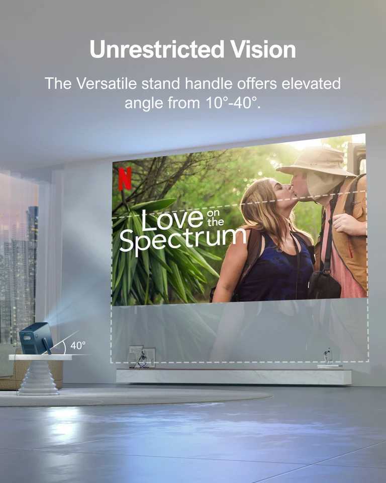 ULTIMEA 4K Projector Android 11.0 1000 ANSI Lumen Dual WiFi Projector Full HD 1080P Home Theater Cinema Outdoor Portable Beamer X250407