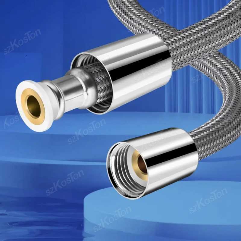 15/2M Nylon ible Shower Hose High Pressure Shower Tube GI/2 Universal Shower Pipe Bathro Accessories Y251107