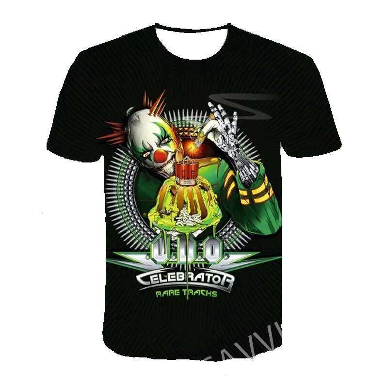 New fashion men's and women's 3D printed Udo Dirk Rock casual hip-hop T-shirt Haruku Styles top T01