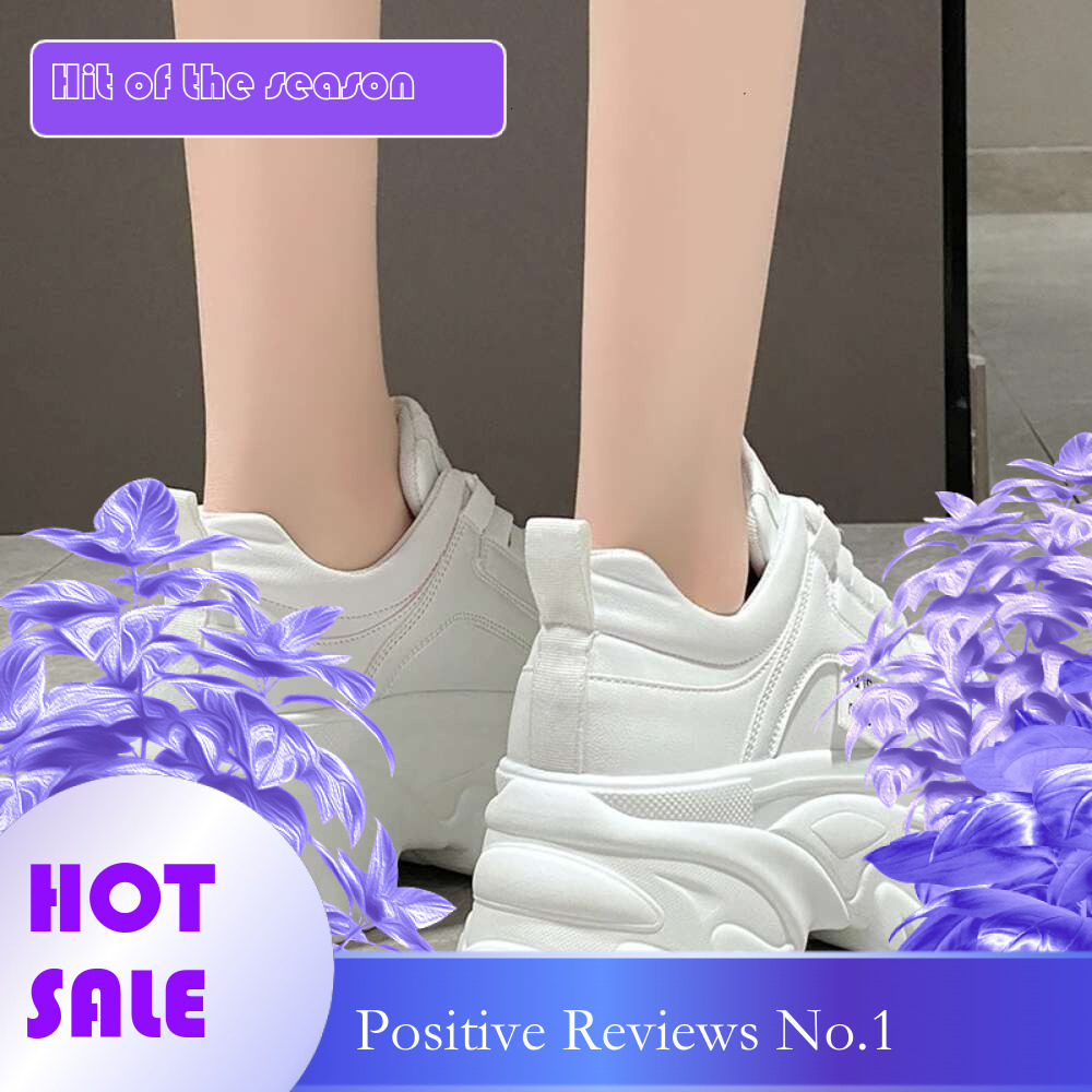 Ddmytiger Ddmytiger Rimocy White Black Chunky Women Spring Autumn Thick Bottom Dad Shoes Woman Fashion PU Leather Platform Sneakers Ladies