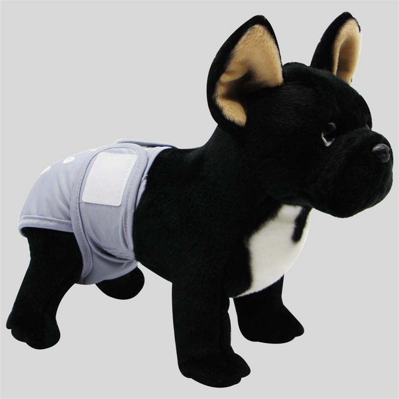 Female Dog Cloth Diaper Solid Color Doggy Panties - Breathable & Comfortable Pet Underwear for Small to Medium Canines