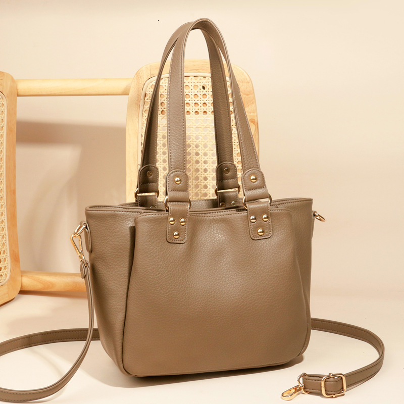 2025 New Handbag Women's Fashion Large Capacity Tote Bag Work Commute Crossbody Shoulder Bag