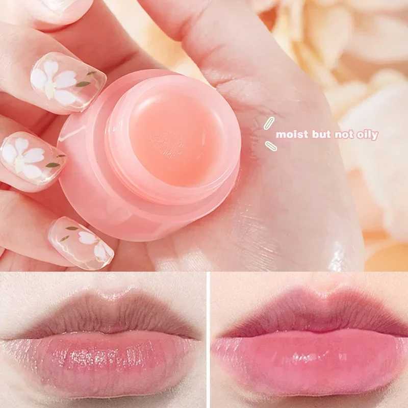 3g Korean Lip Sleep facial mask Night Sleep Maintenance Moisturizing Lip Gloss Bleaching Cream Nourishing Lip Care Cherry lipstick W250407
