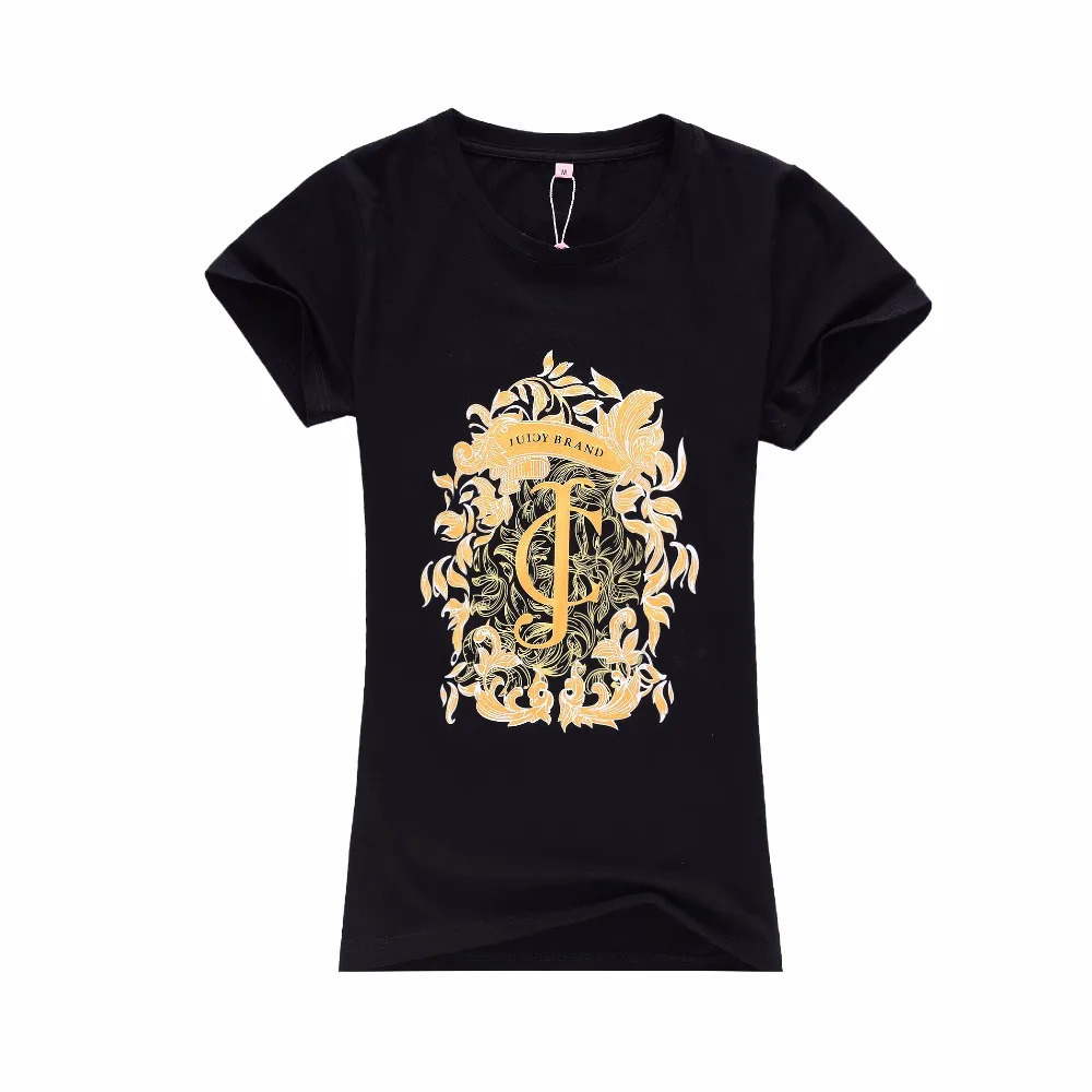 Womens Tshirt Summer Printed Letter Girls Casual Top 250407