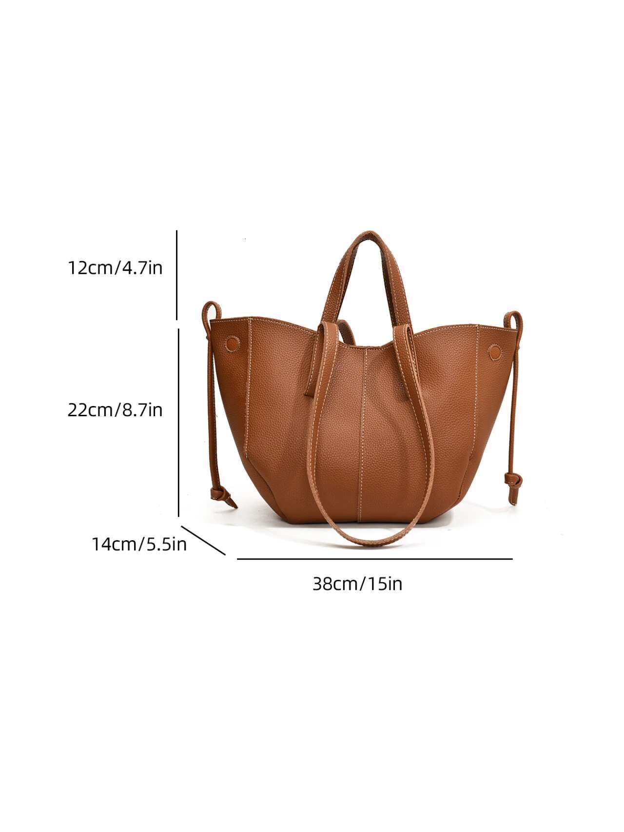 Small Niche Design Large Capacity Commuting For Women 2024 New Autumn Retro Fashion Handbag Versatile Tote Bag