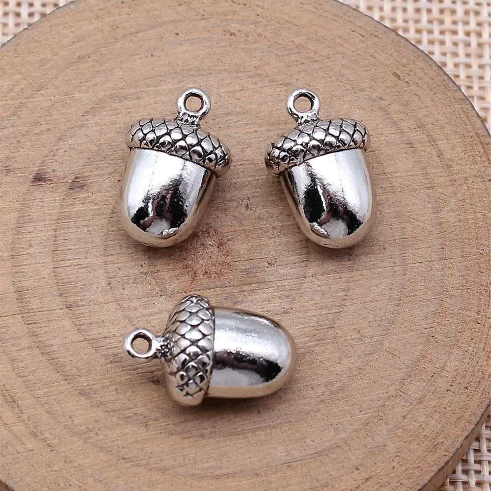 For Jewelry Making 3D Acorn Charms Hazelnut Charms Supplies Findings 5pcsXJ251107