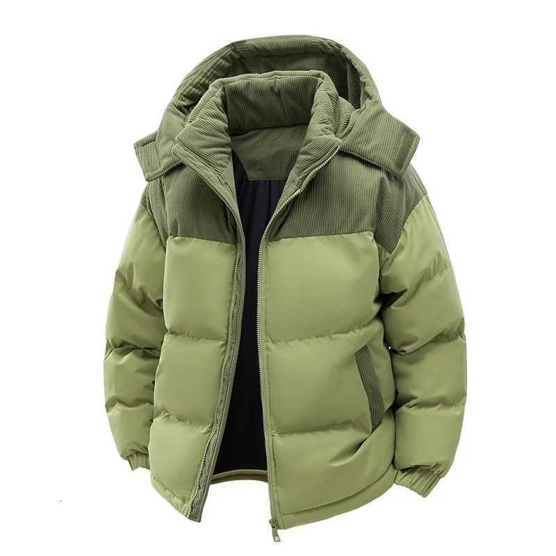 Autumn Winter Men Outdoor Removable Hooded Windbreak Jacket Coats Men Warm Outwear Casual Fashion Solid Parkas Jacket Male TopsT251107