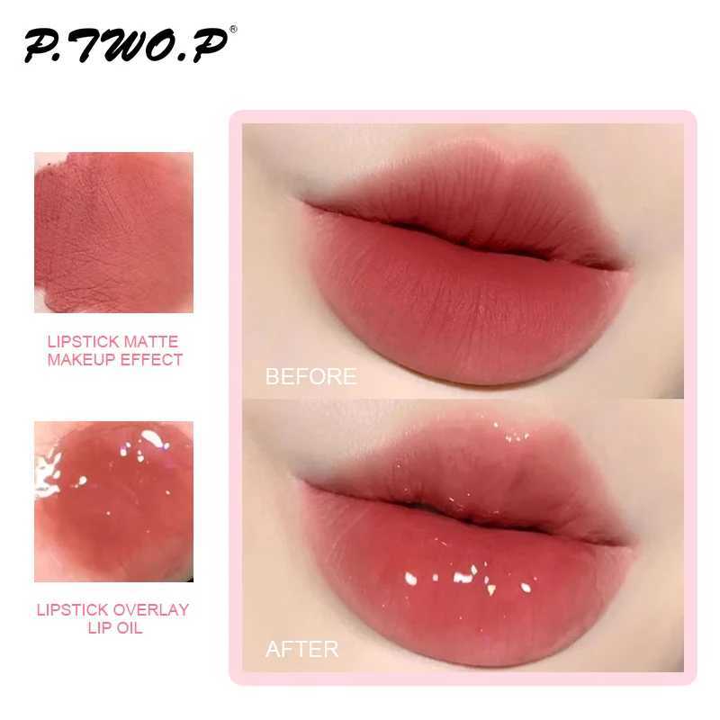 P. Two. P Fruit roll lipstick makeup strawberry primer moisturizing transparent lipstick lasting moisturizing repair lip gloss W250407
