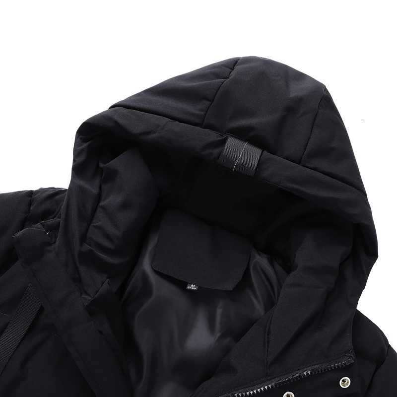 Puffer Jacket Men Thick Warm Winter Jackets Hooded Long Coats Fashion Casual Cotton Padded Parkas Man Outwear Clothing TopT251107