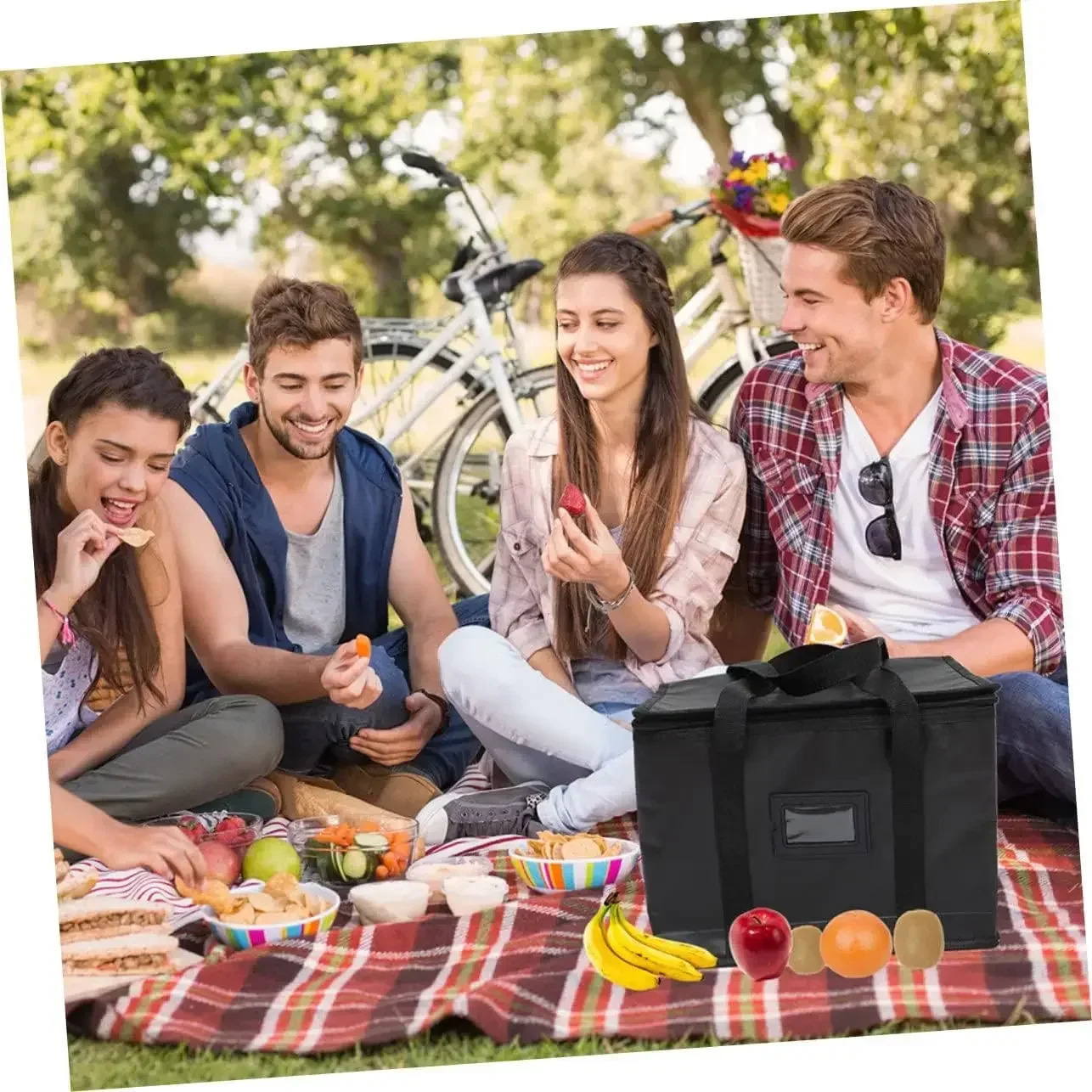 70L oversized travel lunch bag camping cooler box picnic 250401