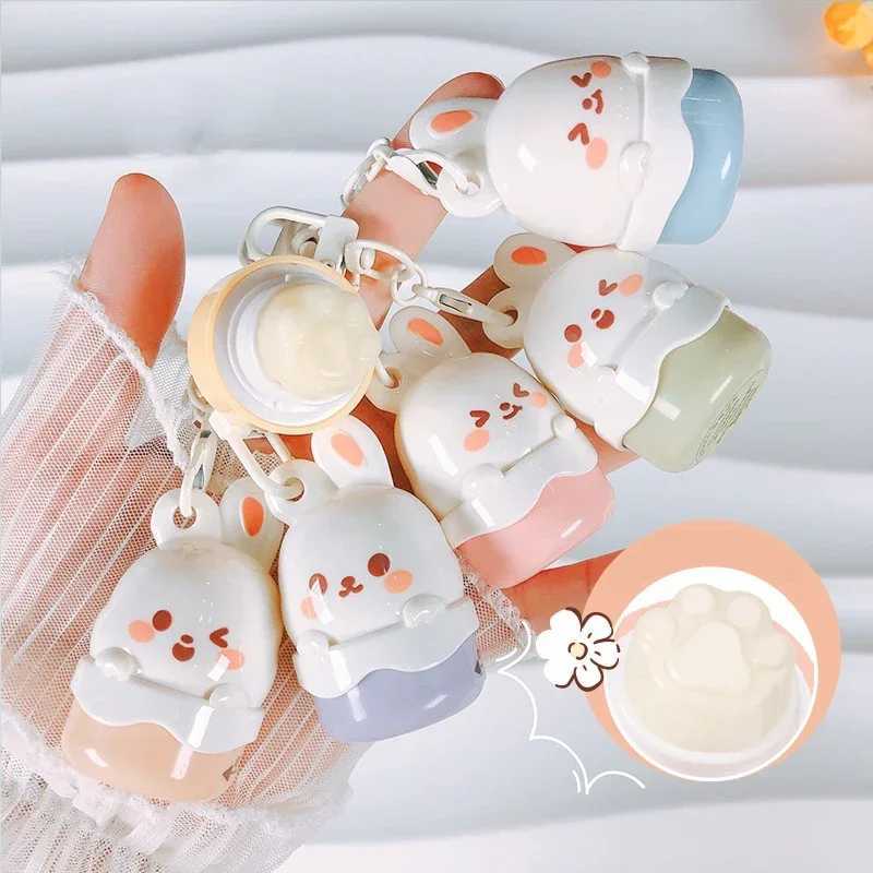 Fruit childrens lipstick moisturizing nutrition anti dry crack lipstick lovely cartoon rabbit childrens autumn and winter lip care W250407
