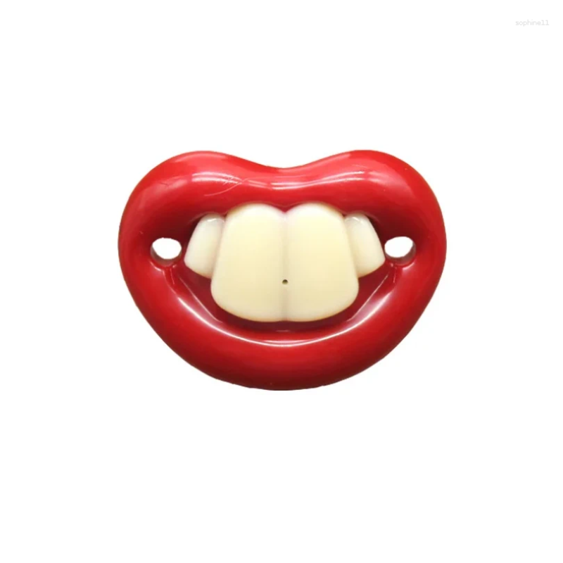 Update Funny Dog Pacifier Silicone Buckteeth For Small Red Lips Cat Muzzle Puppies Dental Health Pet Supplies